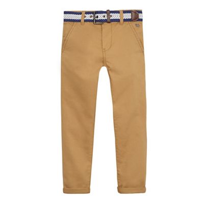 J by Jasper Conran Boys' beige belted corduroy trousers